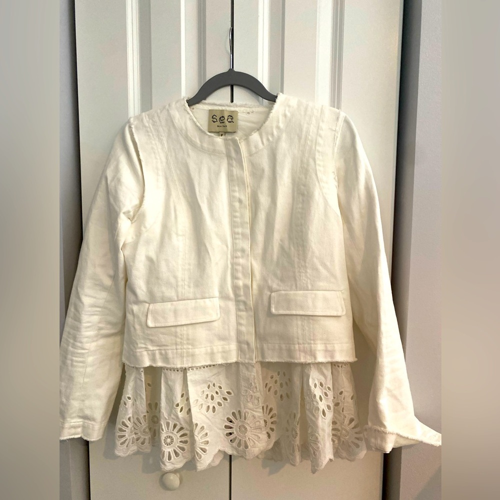 Sea white jacket